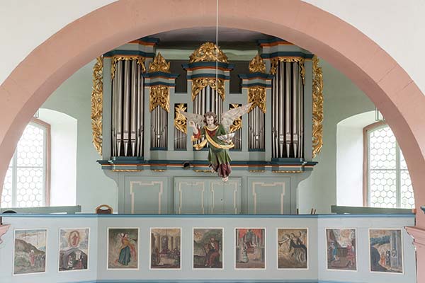 Kirche Landenhausen von innen - Bild: © Heiko Weiß